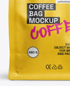 Kraft Paper Coffee Bag Mockup