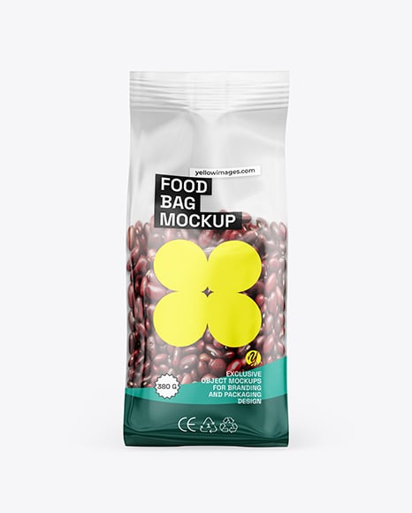 Package with Beans Mockup - Bread+Packaging+Mockup+Standing+Position+In+Bag+Sack+Mockups