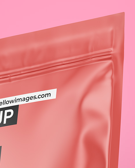 Matte Stand-up Pouch Mockup