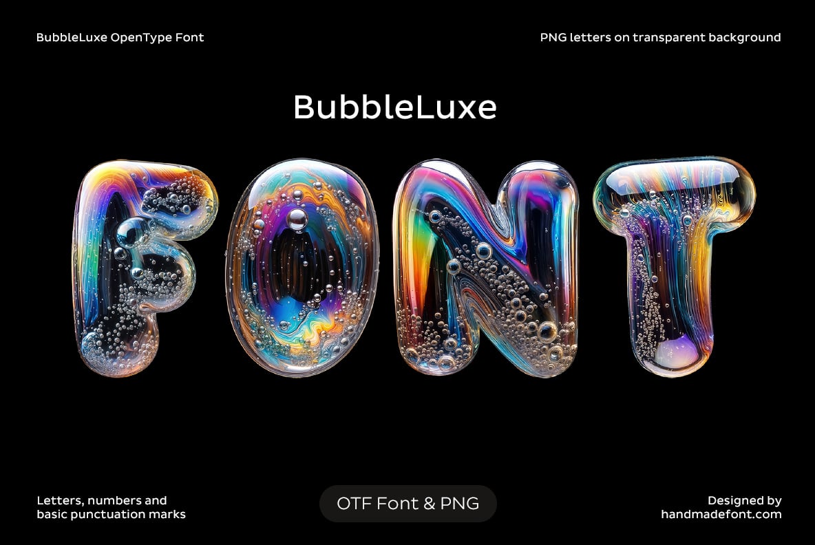 BubbleLuxe Font