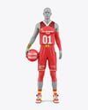 Basketball Full Kit Mockup - Front View