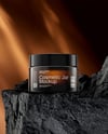 Amber Cosmetic Jar on the Rock Mockup