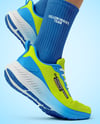 Running Shoes on Women's Legs Mockup