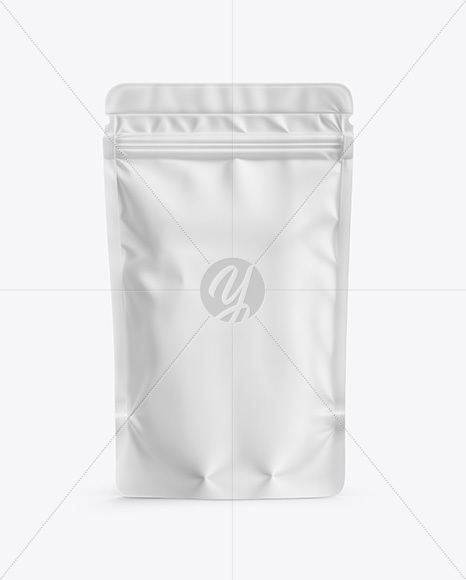 Matte Stand-Up Pouch Mockup