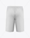Men’s Sports Shorts Mockup – Back View