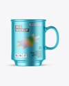 Matte Metallic Mug Mockup