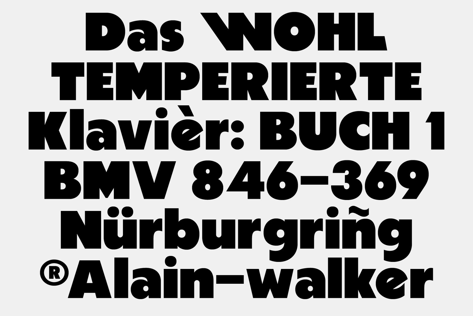 BJÖRN Bold Sans Serif