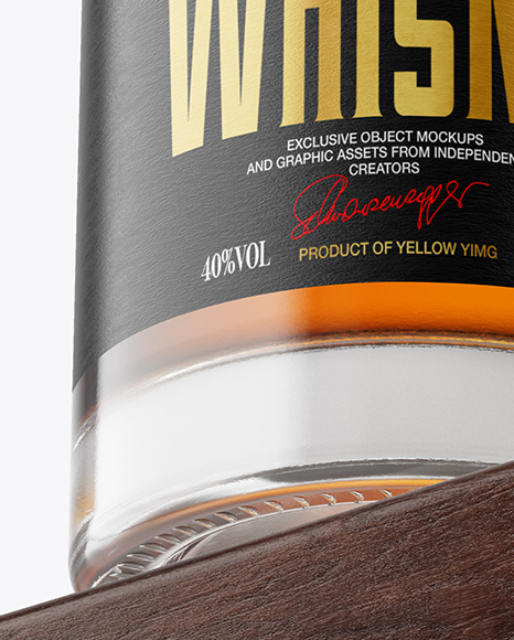 Whiskey Bottle Mockup
