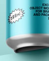 Textured Aluminium Drink Can Mockup