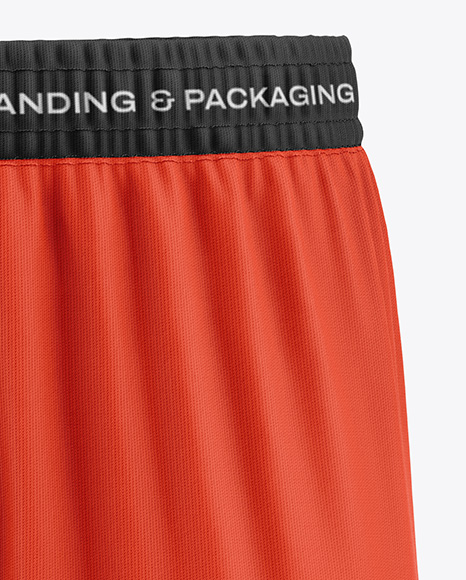 Men’s Sports Shorts Mockup – Front View
