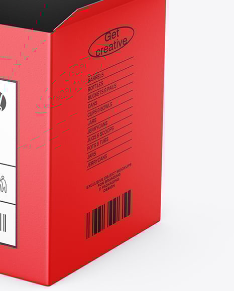Paper Box Mockup
