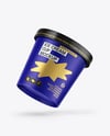 Matte Ice Cream Cup Mockup