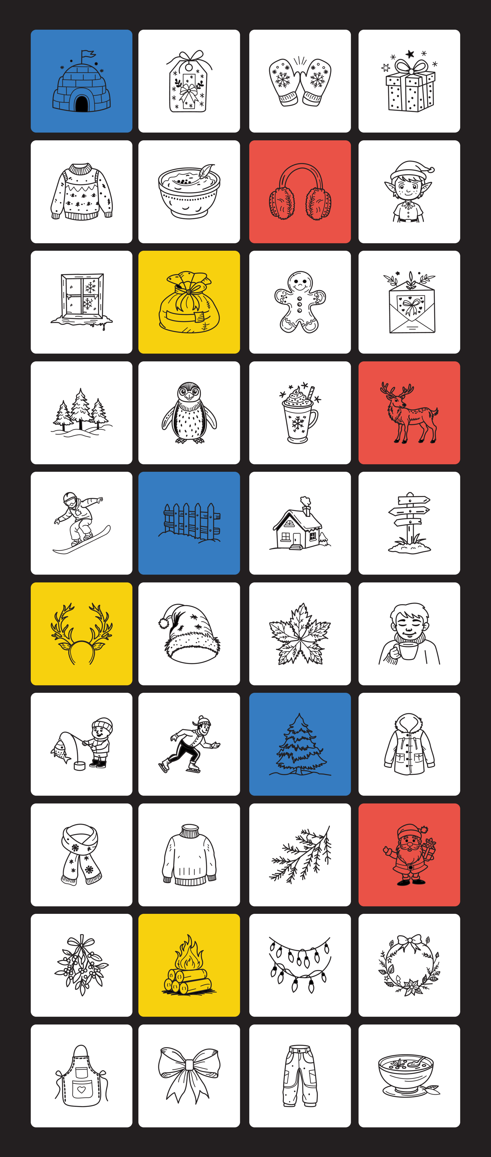 Winter Doodles Collection