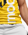 Soccer Player Wearing Jersey and Shorts Mockup