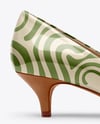 Kitten Heel Pump Mockup