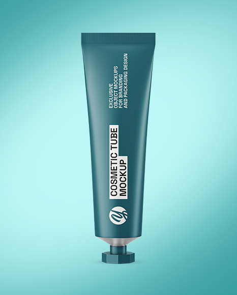 Matte Cosmetic Tube Mockup