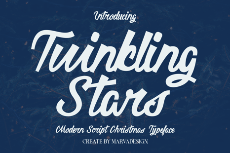 Twinkling Stars Font - Fonts