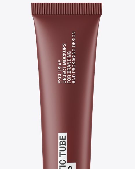 Matte Cosmetic Tube Mockup