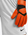 Female Soccer Goalkeeper Wearing Long Sleeve Jersey Mockup