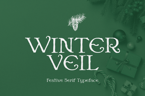 Winter Veil - Festive Typeface - Fonts