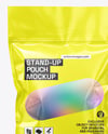 Glossy Stand-up Pouch Mockup