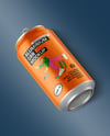 Aluminium Can With Matte Finish Mockup
