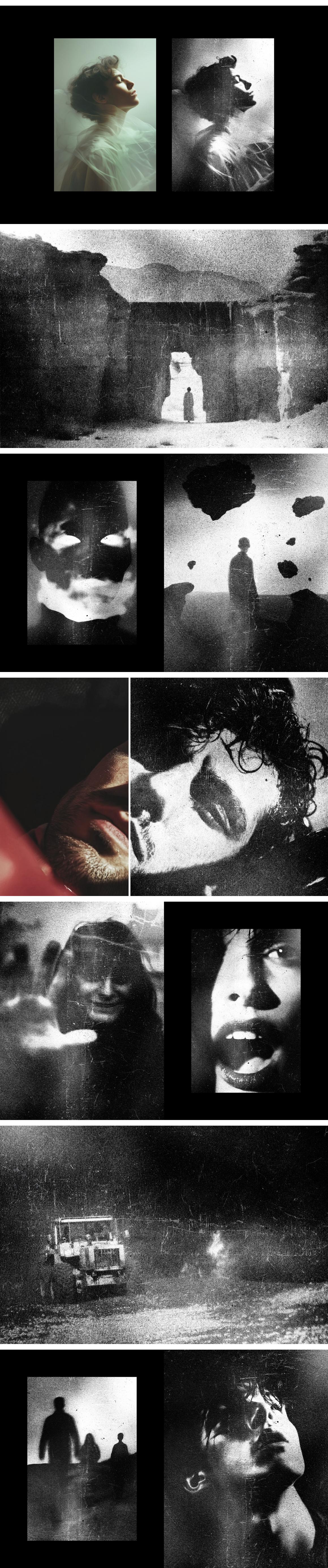 Grunge Riso Photo Effect