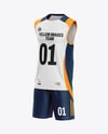 Training Sleeveless Kit Mockup - Half Side View