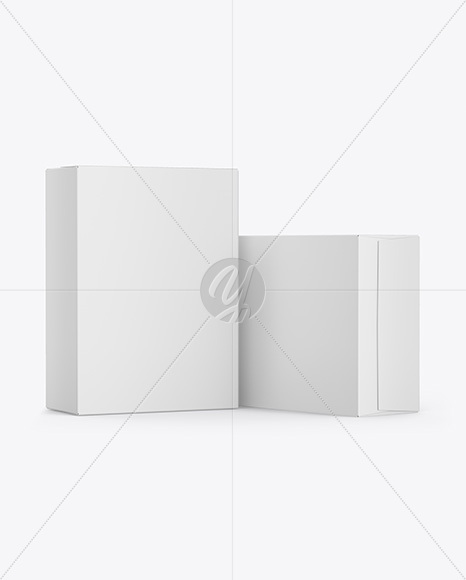 Two Paper Boxes Mockup