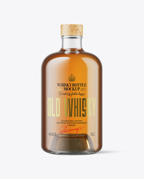 Whiskey Bottle Mockup
