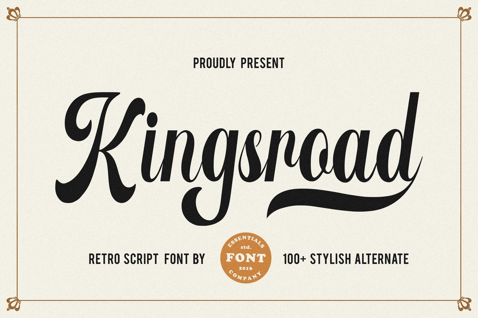 Kingsroad - Retro Script Font