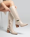 Pair of High-Knee Boots on Women's Legs Mockup