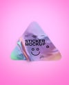 Iridescent Triangle Sticker Mockup