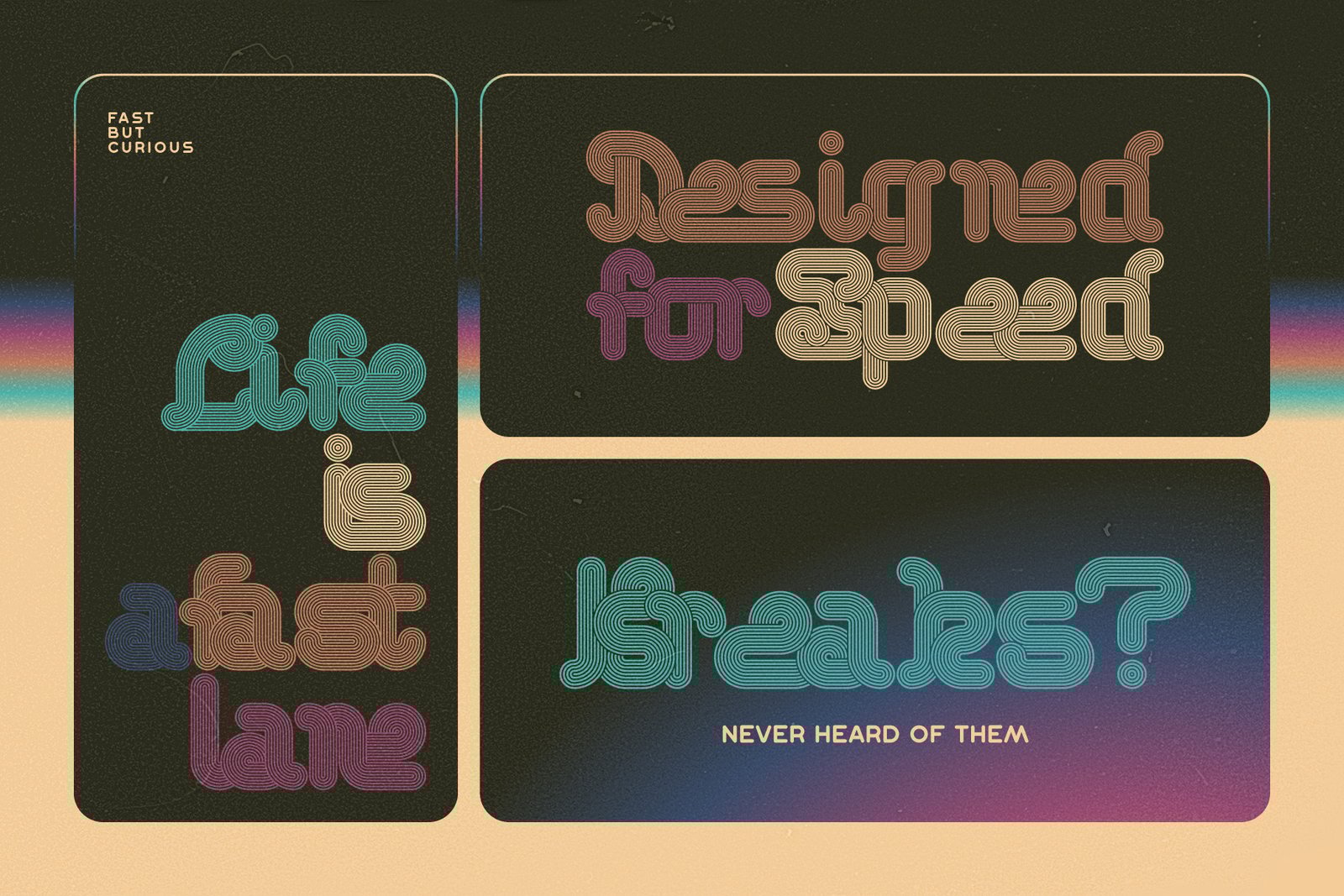 Turboline Vintage Font