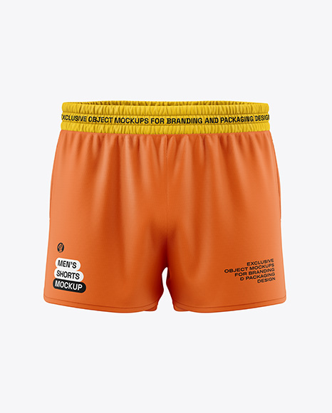 Men's Shorts Mockup - Front View - 3