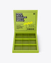 Opened Empty Box for Chocolate Sweets Mockup
