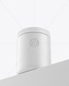 Matte Jar With Powder Mockup