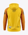 Men's Anorak Windbreaker Jacket Mockup - Back View