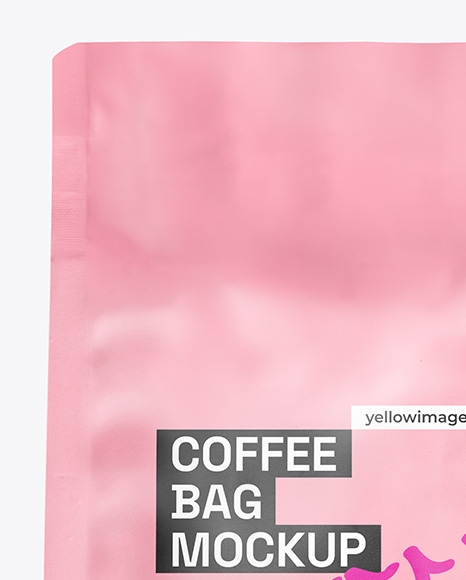 Matte Coffee Bag Mockup