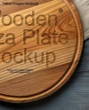 Pizza Wooden Plate Mockup