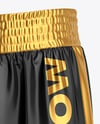 Boxing Shorts Mockup - Half Side View
