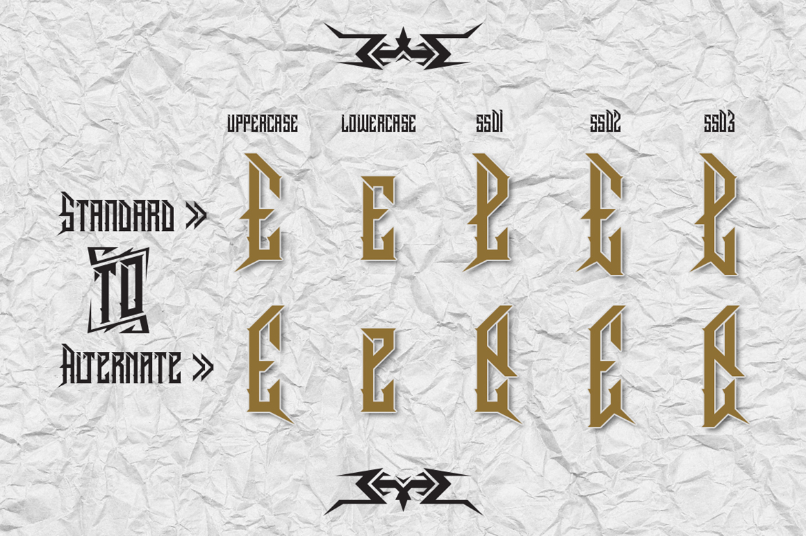 Dramaga - Blackletter Font