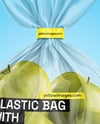 Plastic Bag With Apples Mockup