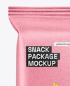 Kraft Paper Snack Package Mockup