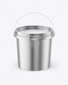 Matte Metallic Bucket Mockup