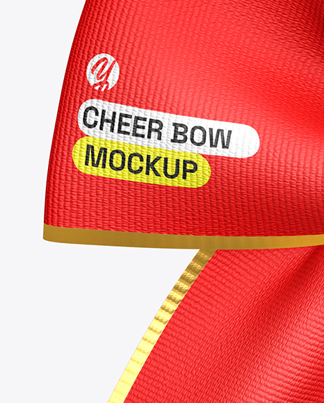 Cheer Bow Mockup