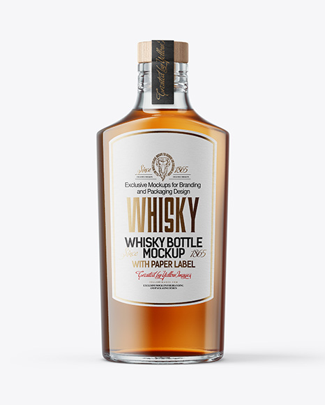 Whiskey Bottle Mockup - Ireland Mockups
