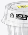 Clear Plastic Dessert Cup Mockup