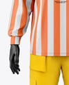 Men's Oversize Sweatshirt w/ Mannequin Mockup - Front View