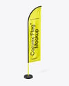 Convex Flag Mockup
